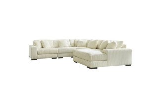 Кутовий диван з лежаком Lindyn ivory Ashley