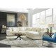 Кутовий диван з лежаком Lindyn ivory Ashley