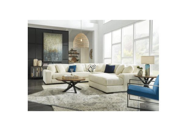 Кутовий диван з лежаком Lindyn ivory Ashley