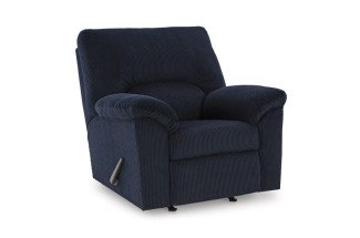 Крісло реклайнер SimpleJoy Blue Ashley